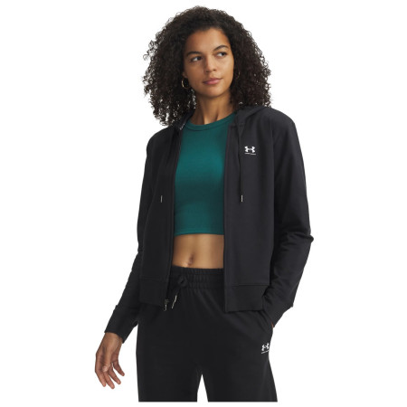 Felpa da donna Under Armour Sport Terry FZ nero