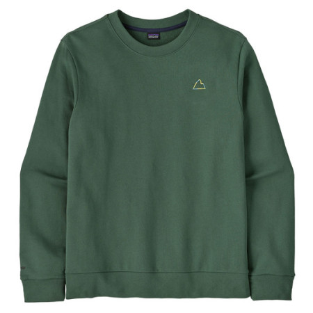 Felpa da uomo Patagonia M's Fitz Roy Massif Daily Crew verde Canopy Green