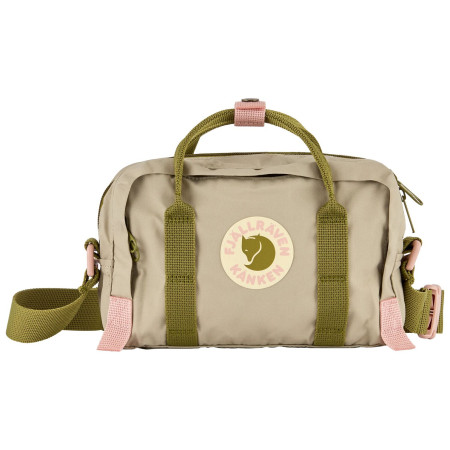 Borsa a spalla Fjällräven Kånken Koncept Crossbody beige Fossil-Foliage Green