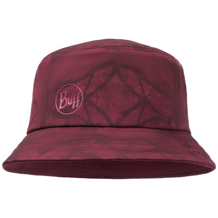 Cappello da turista Buff Trek Bucket Hat rosso CalyxDarkRed