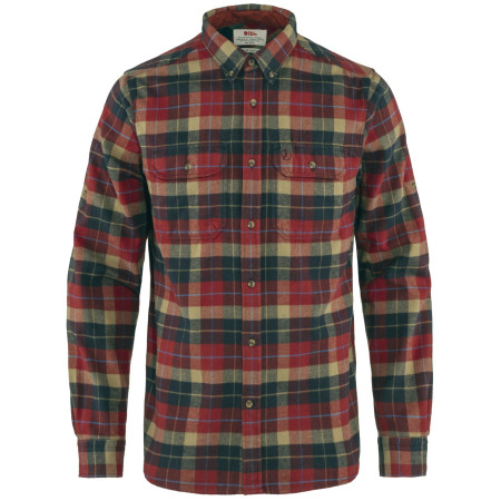 Camicia da uomo Fjällräven Singi Heavy Flannel Shirt M rosso Deep Red