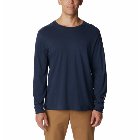 Maglietta da uomo Columbia CSC Basic Logo™ LS Sleeve blu scuro Collegiate Navy, CSC Sleeve Logo
