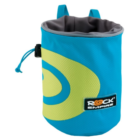Sacchetto porta magnesite Rock Empire Chalk Bag Spiral blu/verde Cyan
