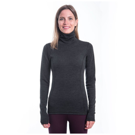 Maglietta sportiva da donna Sensor Merino Bold Roll Neck dl.rukáv