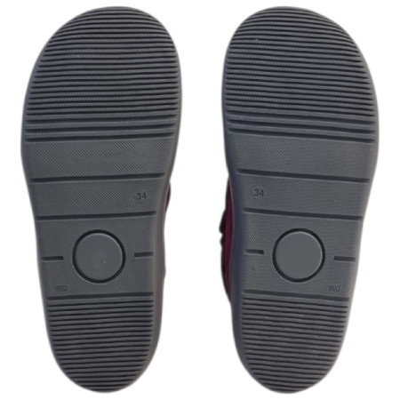 Scarpe barefoot per bambini beBare 3555TY Bordeaux