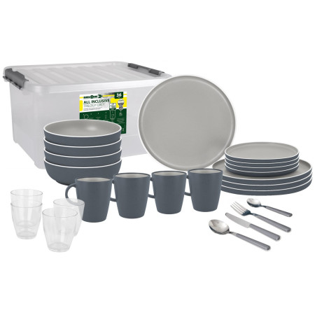 Set di stoviglie Brunner All Inclusive Trilogy Grey