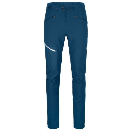 Pantaloni da uomo Ortovox Brenta Pants blu Petrol Blue