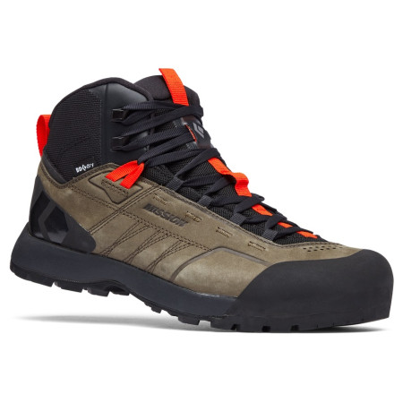 Scarpe da trekking da uomo Black Diamond Mission LTHR MID WP beige Walnuts-Octane