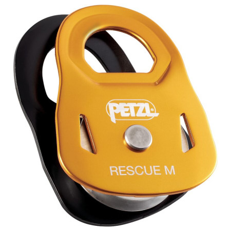 Puleggia Petzl Rescue M giallo/nero Yellow