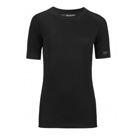 Intimo termico da uomo Ortovox Merino 185 Pure Short Sleeve nero BlackRaven