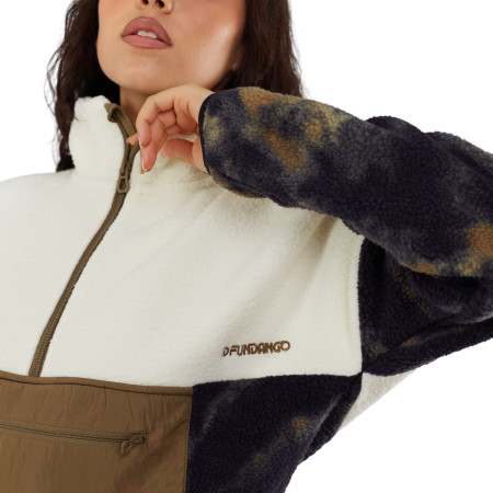 Felpa da donna Fundango Riva Hybrid Pullover