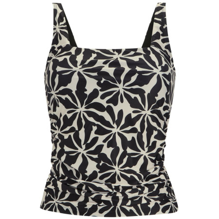 Costume da bagno da donna Regatta Loria Tankini Top nero/beige AbstrctFlorl