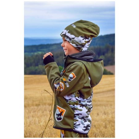 Giacca softshell per bambini WAMU Khaki