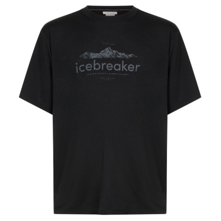 Maglietta funzionale da uomo Icebreaker Men M 150 Tech Lite SS Rlxd T ibHeritage nero Black