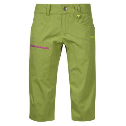 Pantaloni a 3/4 da donna Bergans Utne Lady Pirate verde Springgreen/Pinkrose
