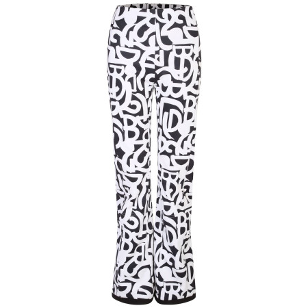 Pantaloni da donna Dare 2b Upshill Pant nero/bianco Black & White Graffiti