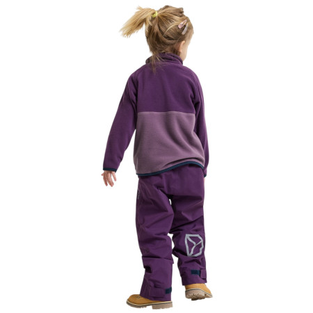 Felpa da bambino Didriksons Monte Kids Half Bu 6 Northen Purple
