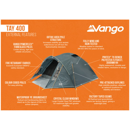 Tenda da trekking Vango Tay 400