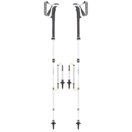 Bastoncini da trekking Leki Micro Vario Carbon Lady AS nero WhiteLightanthraciteSilver
