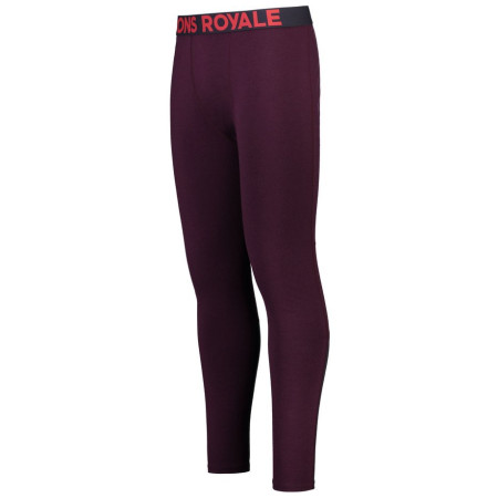 Pantaloni termici da uomo Mons Royale Olympus Legging viola Wine/Iron