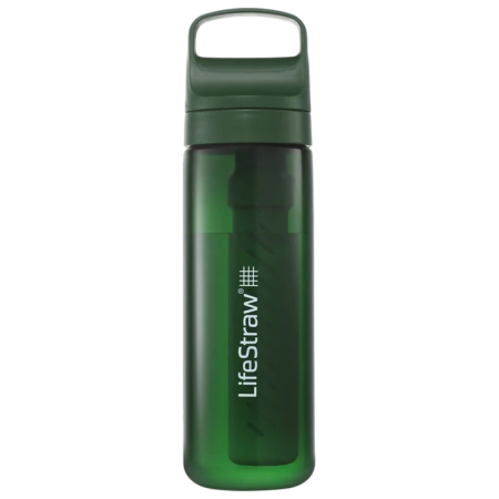 Bottiglia filtrante LifeStraw Go 2.0 Water Filter Bottle 650 ml verde scuro Terrace Green