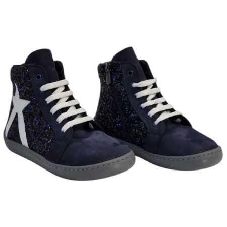 Scarpe barefoot per bambini beBare 3485SA Navy