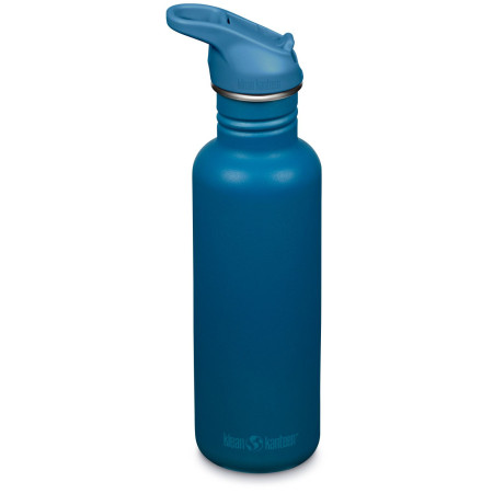 Bottiglia in acciaio inox Klean Kanteen Classic 800 ml (w/Flip Seal Sport Cap) blu corsair