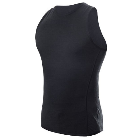 Canotta da uomo Sensor Merino Air nero black