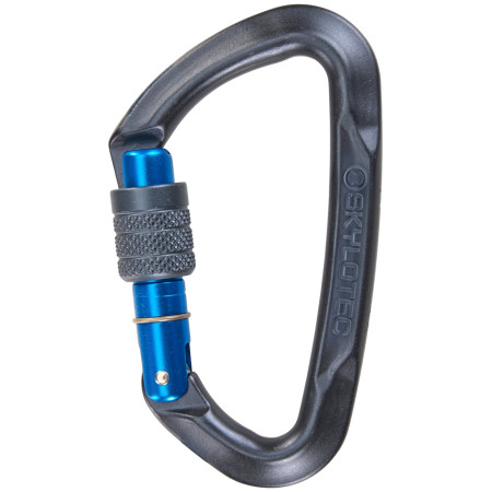 Moschettone Skylotec Lime SG (screw gate) grigio/blu Anthracite/Blue