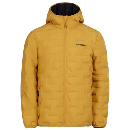 Giacca invernale da uomo Fundango Smoke Eco Hooded Jacket giallo kangoo