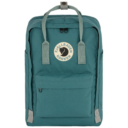 Zaino Fjällräven Kånken Koncept Laptop 15" nero Black Oak-Rowan Red