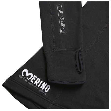 Felpa tecnica da donna Progress Tispa Zip Merino