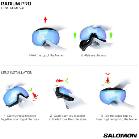 Occhiali da sci Salomon Radium Pro Sigma Photochromic