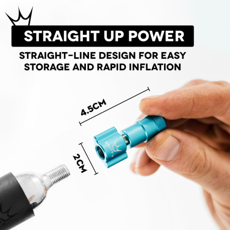 Pompa di bicicletta Peaty´s Holeshot Co2 Pumpa + Bombičky 2 Ks - Mtb