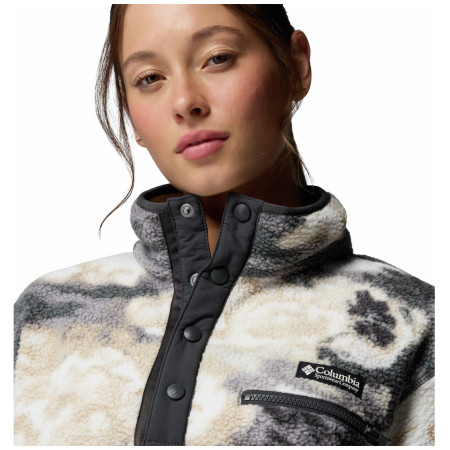 Felpa da donna Columbia Helvetia™ II Printed Cropped Half Snap