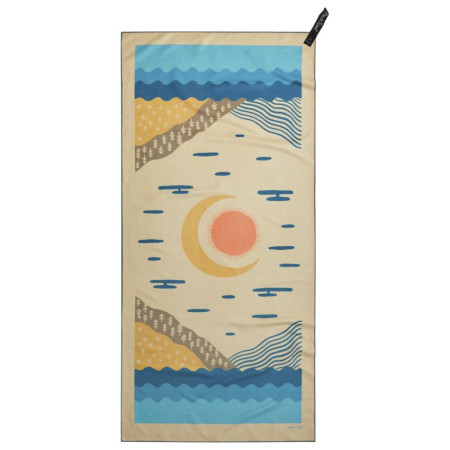 Asciugamano ad asciugatura rapida PackTowl Personal Body beige Balance Print