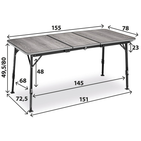 Tavola Brunner Elùtop Compack Square 100