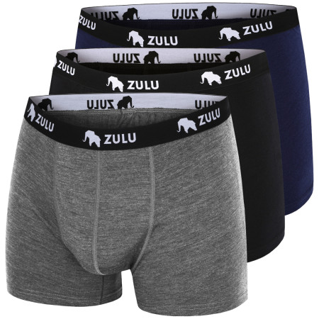 Boxer da uomo Zulu Merino 160 4in 3-pack