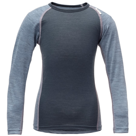 Maglietta da bambino Devold Breeze Kid Shirt grigio scuro GlacierMelange