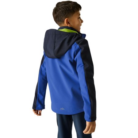 Giacca softshell per bambini Regatta Haydenbury Navy/Olympian Blue