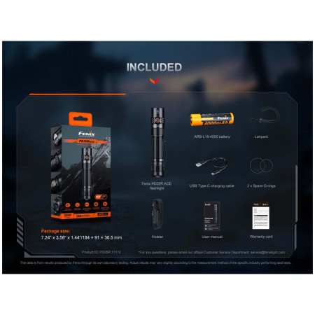 Torcia Fenix PD35R ACE