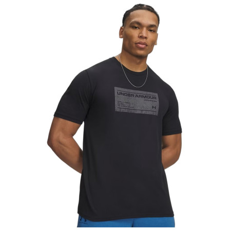 Maglietta da uomo Under Armour UA M Box WM Label SS nero Black