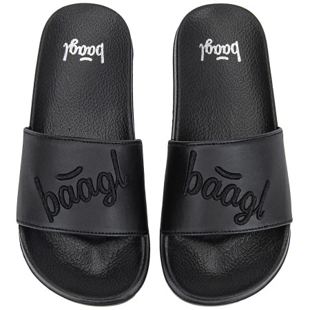 Pantofole per bambini Baagl Logo Black