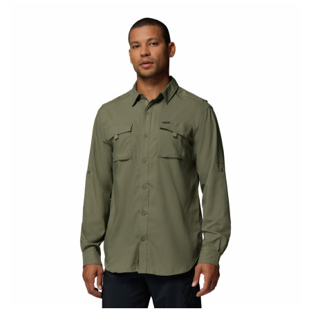 Camicia da uomo Columbia Silver Ridge™ Utility II LS Shirt verde Stone Green