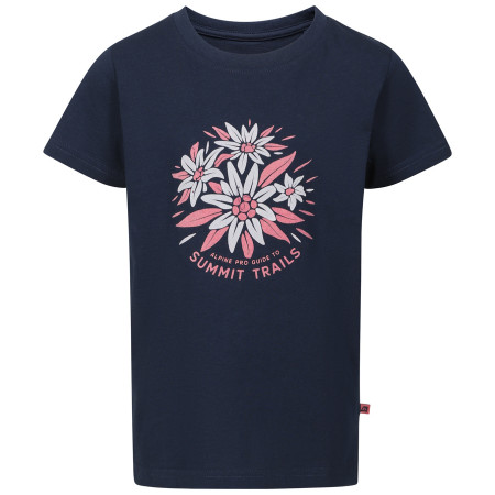 Maglietta da bambino Alpine Pro Dallo 3 Moonlit Ocean blu scuro MOONLIT OCEAN VARIANTA PA