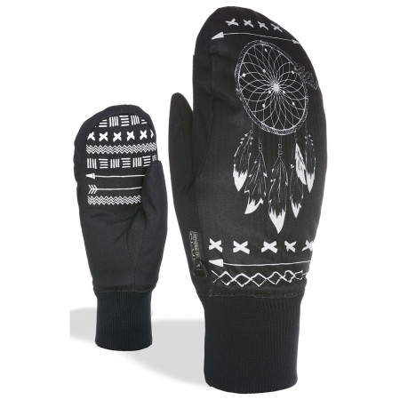 Guanti da donna Level Bliss Coral Mitt nero/bianco Blackwhite