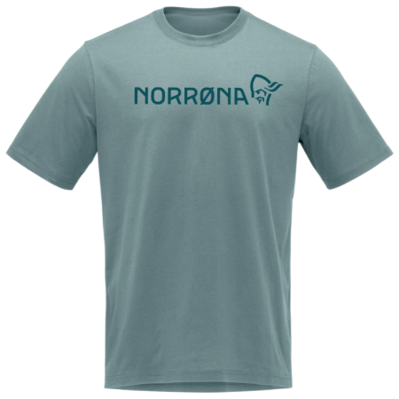 Maglietta da uomo Norrona 29 cotton Norrøna viking T-shirt azzurro Trooper