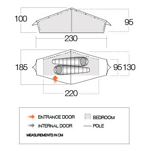 Tenda da trekking Vango Starav 200