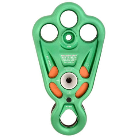 Puleggia DMM Rigger Becket verde