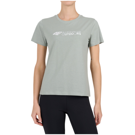 Maglietta da donna 4F Tshirt F3495 verde chiaro Mint